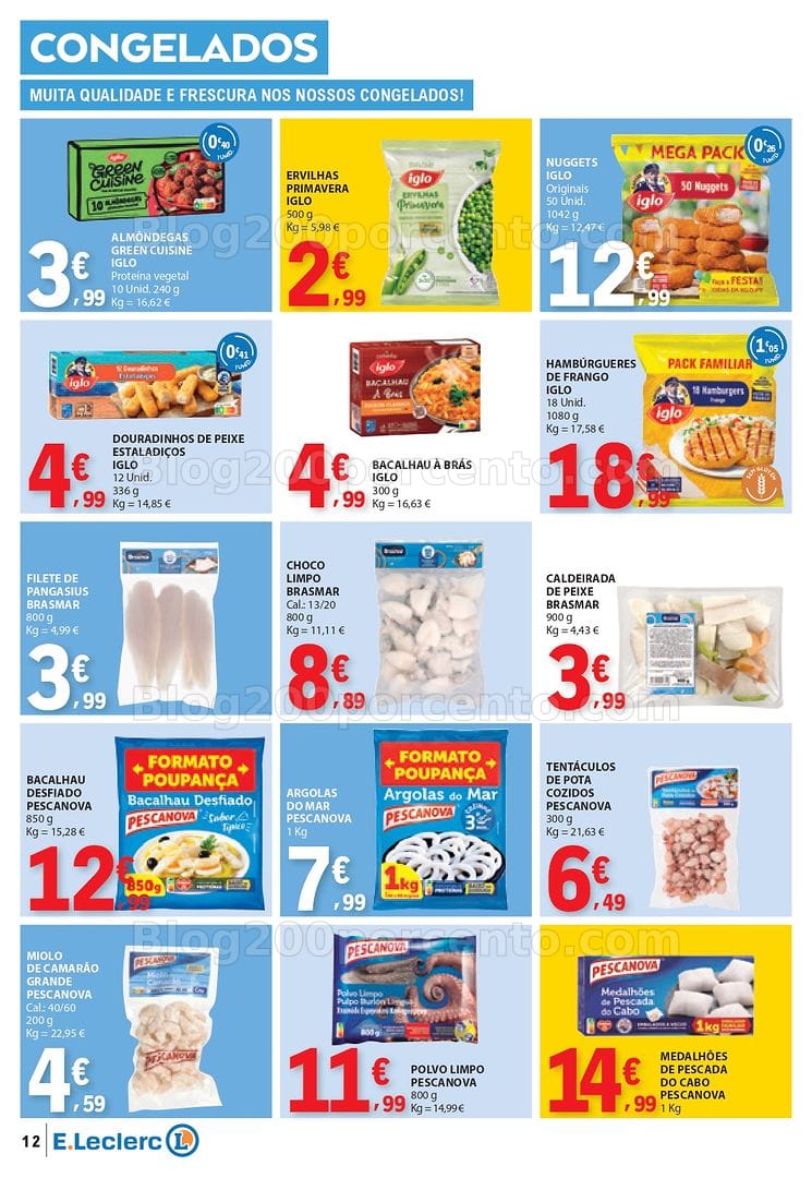 Antevisão Folheto E-LECLERC Promoções de 5 a 11 março